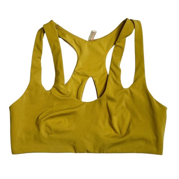 Free People Movement Mustard Yellow Sports Bra (L) - Picture 1 of 2